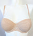 Andres Sarda Bahia, a plunge strapless bra. Style 3304918. Color Beige. Front view.