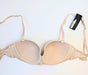 Andres Sarda Bahia, a plunge strapless bra. Style 3304918. Color Beige. Inside view.