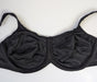 Aviana Floral, a premium plus size bra on sale. Color Black. Style 2453. Inside view.