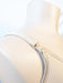 Cake Croissant, a spacer nursing bra. Soft and comfortable. Drop down cup. Style 24-1016-01. Color Beige. Strap view.