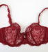 A Chantelle demi bra, Eternelle, is a bedroom bra and on sale. Color Red. Style 3625.