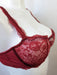 A Chantelle demi bra, Eternelle, is a bedroom bra and on sale. Color Red. Style 3625.