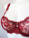 A Chantelle demi bra, Eternelle, is a bedroom bra and on sale. Color Red. Style 3625.