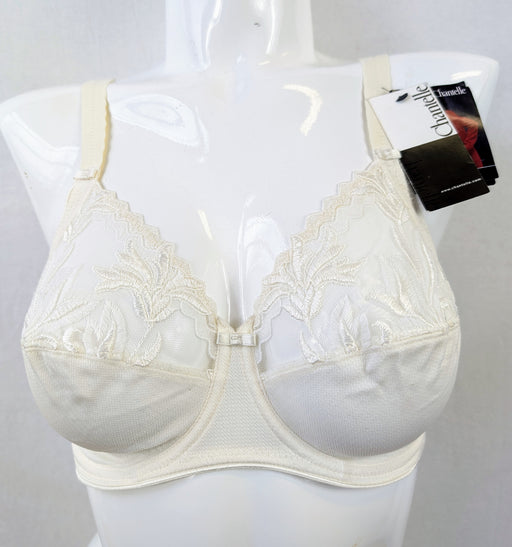 Chantelle Amazone, a stylish full cup bra on sale. Color Ivory. Style 2101. Front view.