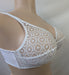 Chantelle Fete, a beautiful full cup bra on sale. Color Ivory. Style 1960. Side view.