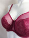 Chantelle Pyramide, a elegant full cup bra. Color Magenta. Style 1461.