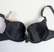 Chantelle Pyramide, a tshirt bra with great hold and shape. Color Black. Style 1465. Inside view.