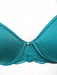 Chantelle Pyramide, a great memory foam for a personalized fit. Style 1466. Color Jet Green. Front View.