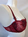 Chantelle Romance, a beautiful demi bra. Style 2745. Color Red. Side view.