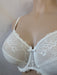 Chantelle Roselia, a full cup bra with incredible comfort and great support for the full bust. Color Ivory. Style 2161.