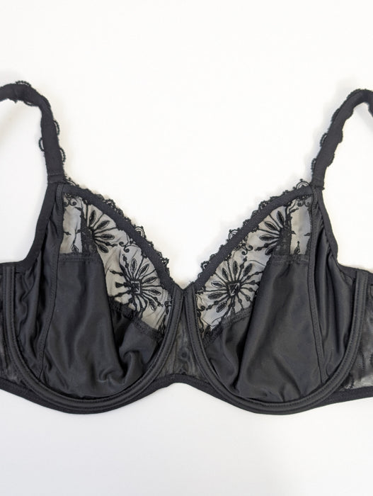 Chantelle Vendome, a luxurious bra on sale. Color Black. Style 1908.