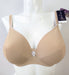 Elixir Eole, a great full cup bra. An everyday bra. Style G21033. Color Sand. Front view.