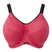 Elomi Energise, a great plus size sports bra. Color Pomegranate. Style EL8041.