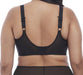 Elomi Matilda, a great plus size plunge bra. Color Black. Style EL8900.