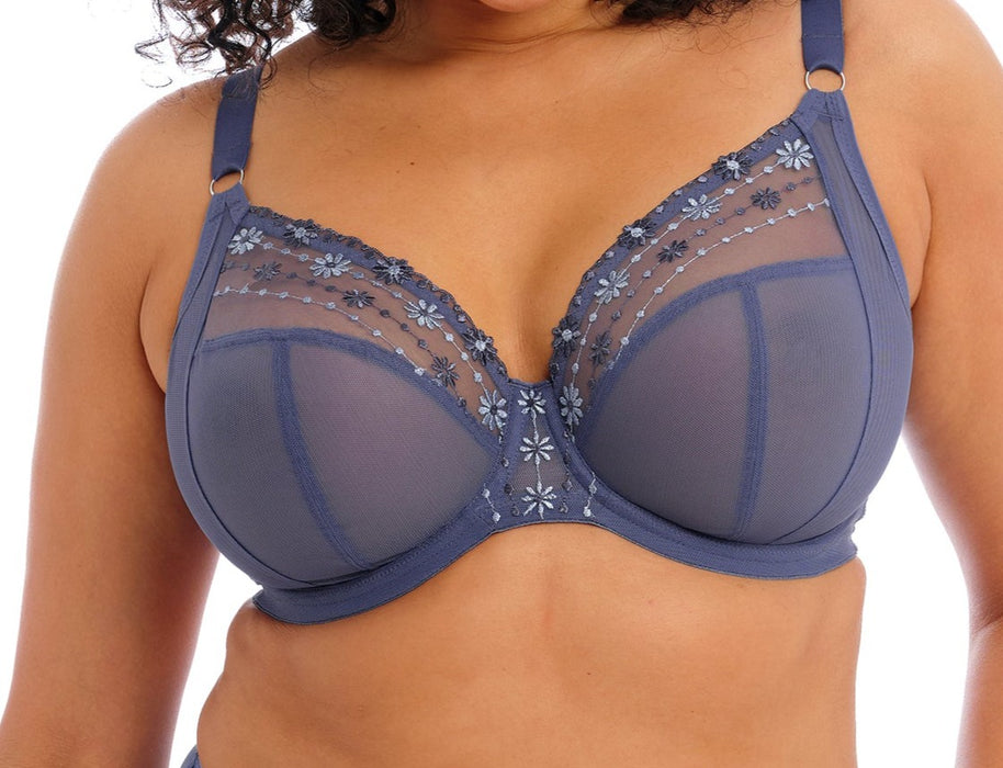 Elomi Matilda, a great comfortable plunge bra. Style EL8900. Color Denim.