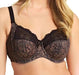 Elomi Morgan bra, an ideal plus size bra. Color Ebony. Style EL4110.