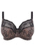 Elomi Morgan bra, an ideal plus size bra. Color Ebony. Style EL4110.