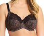 Elomi Morgan bra, an ideal plus size bra. Color Ebony. Style EL4110.