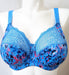 Elomi Morgan, a comfortable full cup bra. Style EL4110. Color Blue Print.