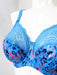 Elomi Morgan, a comfortable full cup bra. Style EL4110. Color Blue Print.