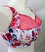 Elomi Morgan, a beautiful supportive bra. Color Pink Floral. Style EL4110. Side view.