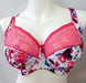 Elomi Morgan, a beautiful supportive bra. Color Pink Floral. Style EL4110. Front view.