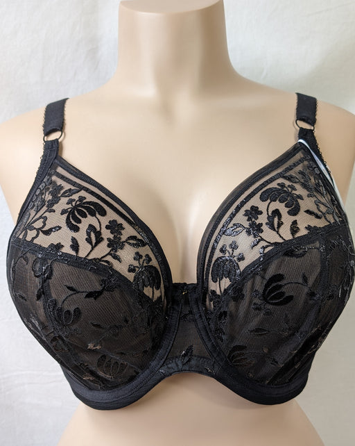 Elomi Roxanne, a full cup bra is a classic bra with great hold. Style EL4460. Color Black.