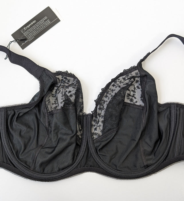 Empreinte Daisy, a full cup bra with great hold and comfort for all day wear. Style 07117. Color Black.