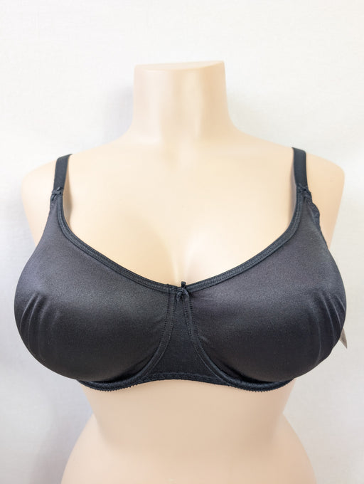 Empreinte Diamond, an amazing comfortable all day full cup bra. Style 0754. Color Black. Front view.