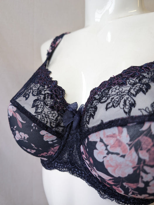 Empreinte Eden a fabulous full cup bra on sale. Color Indigo. Style 07213.