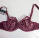 Empreinte Irina, a luxury balconette bra on sale. Color Lilas. Style 08122. Inside view.