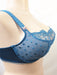 Empreinte Lola, premium craftmanship in a demi cup. Color Bleu Imperial. Style 08100.