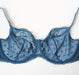 Empreinte Lola, premium craftmanship in a demi cup. Color Bleu Imperial. Style 08100.