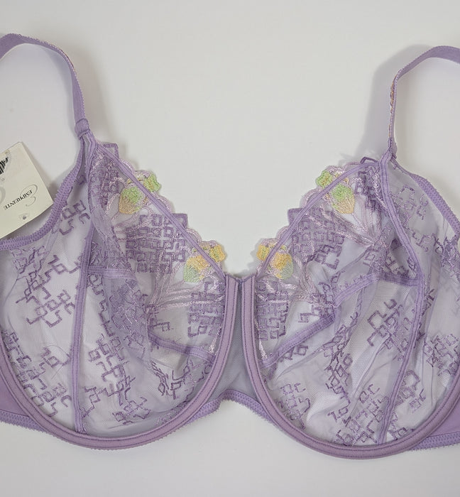 Empreinte Meyline, a hard to find gem of a full cup bra. Color Lilac. Style 0781.