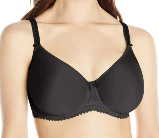 Fantasie Rebecca, a best-selling spacer tshirt bra. Great shape. Style FL2024. Color Black.