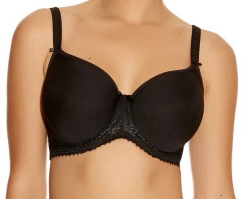 Fantasie Rebecca, a best-selling spacer tshirt bra. Great shape. Style FL2024. Color Black.