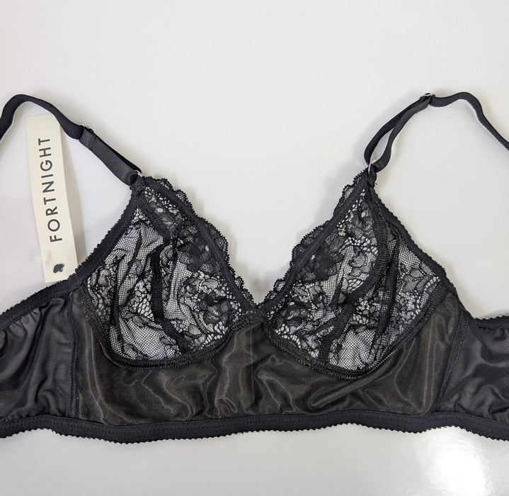 Fortnight Ivy, the are limited amount of these bras left so enjoy. Color Olive Black. Style 871-11. Inside view.