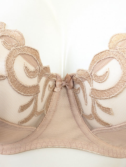 Freya Phoebe, a superb hard to find Freya bra. Color Beige. Style AA5409. Front view.