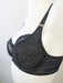 Freya Rio, a best selling balconette bra. Color Black. Style AA3510. Side view.