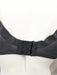 Goddess Adelaide, a banded premium plus size bra. Color Black. Style GD6660. Back view.