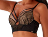 Gossard VIP Captivate, a art deco bra. Color Black. Style 19401.