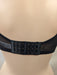 Hot Milk Obsession, a premium soft, plus size nursing bra. Color Jet Black. Style OBB1. Back view.