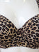 Lise Charmel, Frisson D'or, classy European lingerie at a low sale price. Color Leopard Print. Style FCA3068. Gore view.