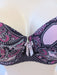 Lise Charmel Soir Adrenaline, a beautiful demi bra on sale. Color Pomegranate. Style FCA3047. Front view.