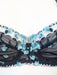 Lise Charmel, a seductive demi bra on sale. Color Bleu. Style AC3036. Front view.