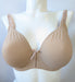 Lou Kate, a comfortable full cup bra. Style 22614. Color Beige. Front view.