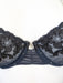 Lou Piccadilly a wonderful demi bra. Color Ocean. Style 13610. Front view.