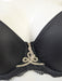 Maison Lejaby Attrape Coeur, a comfortable full cup bra on sale. Style G60713. Color Black. Front view.