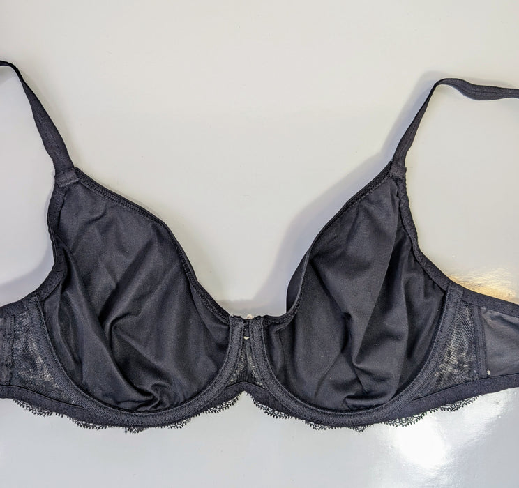 Maison Lejaby Attrape Coeur, a comfortable full cup bra on sale. Style G60713. Color Black. Inside view.