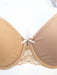 Maison Lejaby on sale, a discontinued full cup bra. Style G30713. Color Beige. Front view.